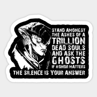 Javik Quote Sticker